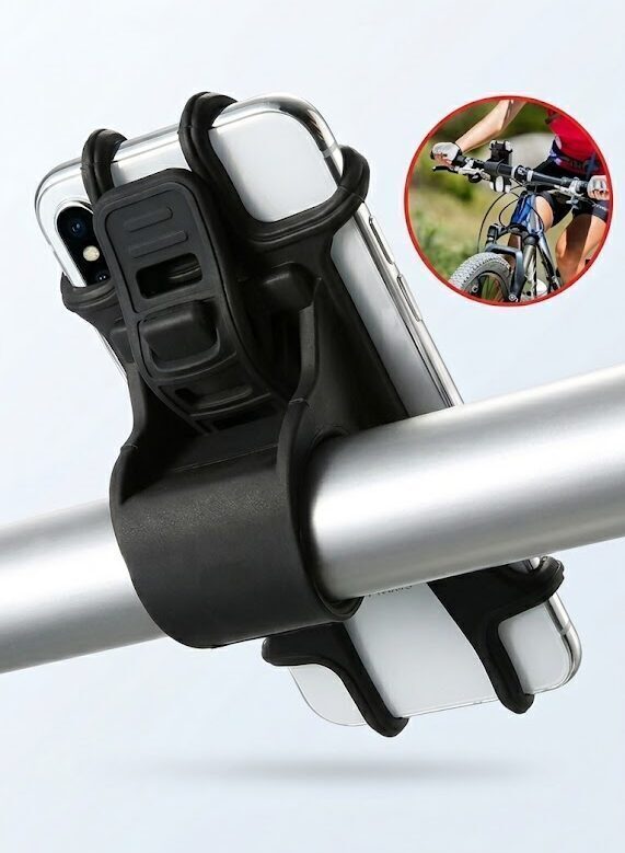 Supporto Universale per Smartphone in Silicone Premium – Bicicletta, Moto e Mobilità Urbana