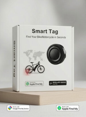 05_a Localizzatore Smart Tag Magnetico o a Fascette per Due Ruote (per Apple e Android)