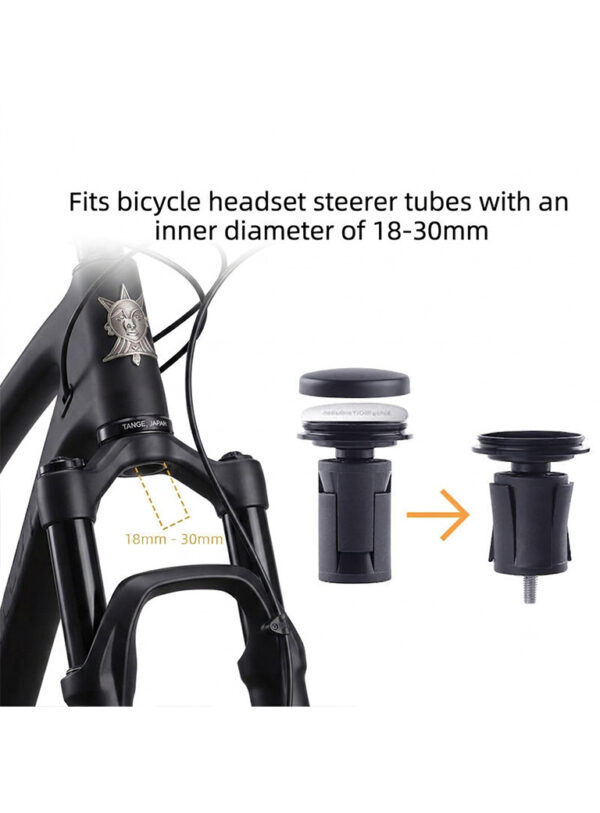 10_c Custodia Protettiva per Tubo Forcella Bici per Localizzatore di Posizione Airtag o Smart Tracker