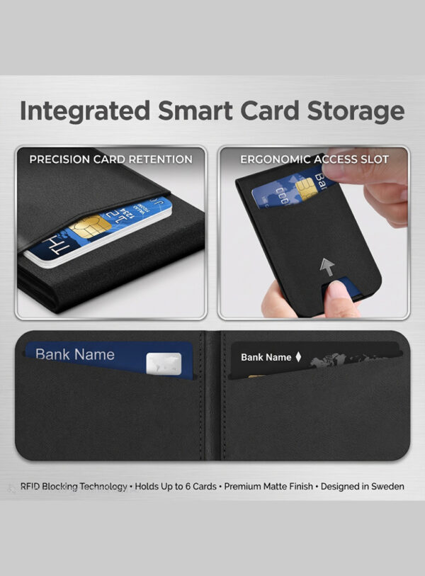 Portafoglio Magnetico Smart Compatibile con Apple Dov'è (Find My) e MagSafe