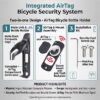 15_d Supporto Borraccia con Alloggio per AirTag e Smart Tracker