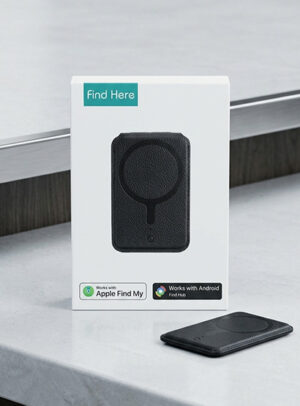 17_a Portafoglio MagSafe Sottile in Pelle con Protezione RFID e Tracciamento GPS Integrato